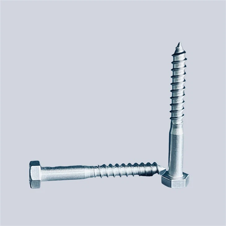 SS Hex Head Wood Screw
