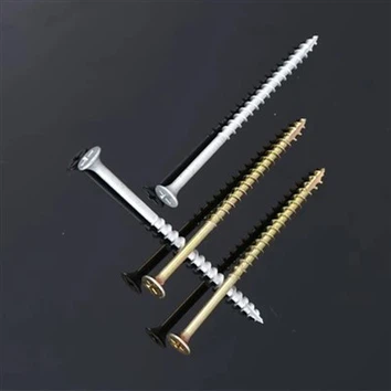 슬롯 컷이 있는 Ruspert White Chipboard 나사